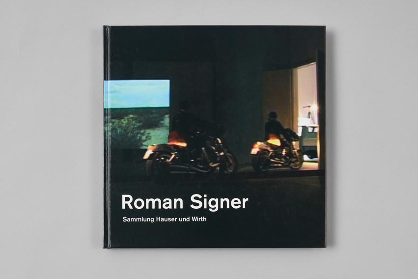 Front cover of Roman Signer publication